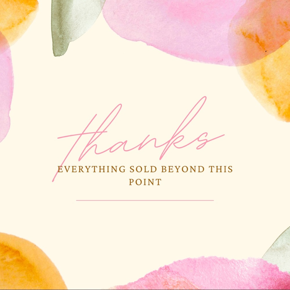 All sold beyond this point